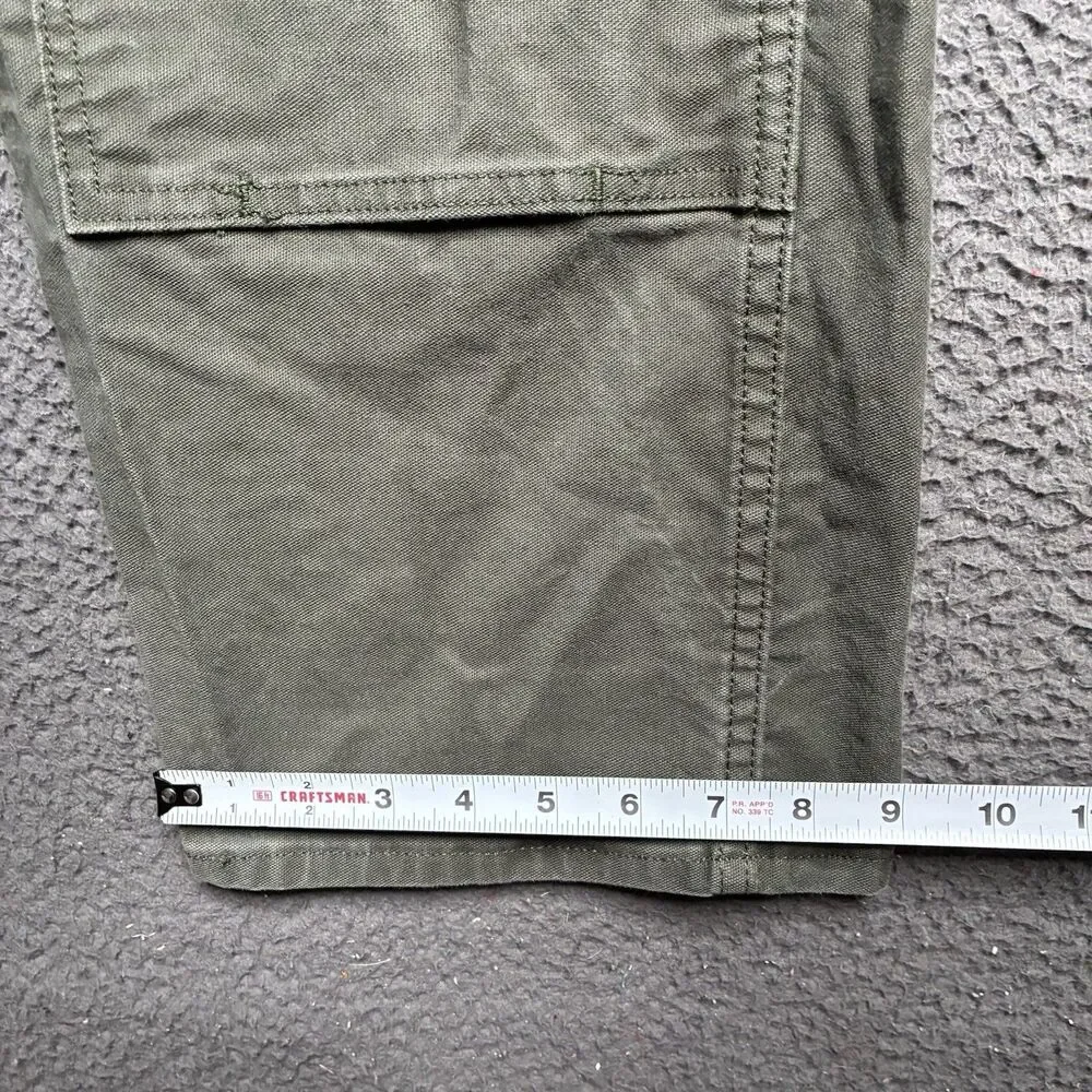 Levis 565 Double Knee Utility Workwear Jeans Mens 34 x 30 Pants Olive Green